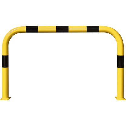 XXL crash protection bar, steel, Ø 108 mm, for outdoor use, H x W 1200 x 2000 mm.