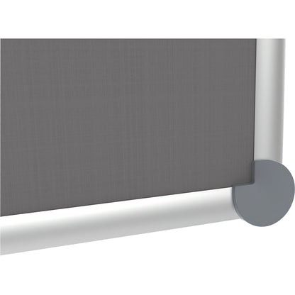 Pin board, pinnable fabric surface, WxH 900 x 600 mm.