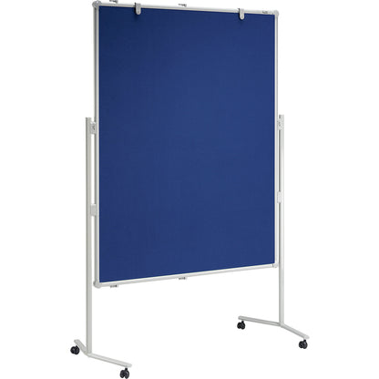 MAULpro presentation board, fabric surface, blue, WxH 1200 x 1500 mm.