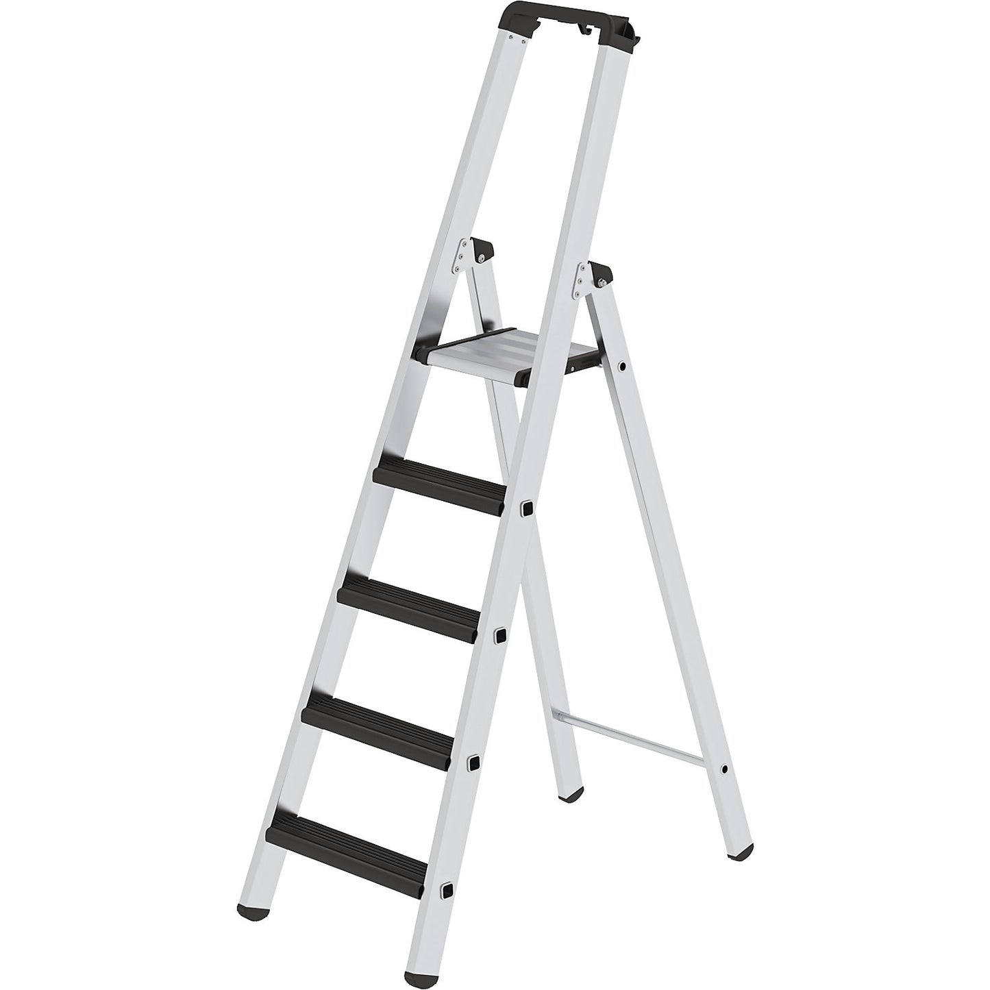 Step ladder, single sided, cushioned model, 5 steps.