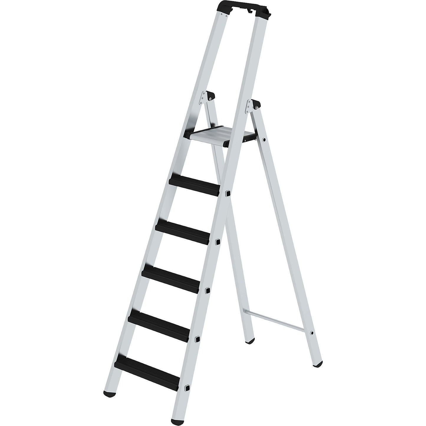 Step ladder, single sided, cushioned model, 6 steps.