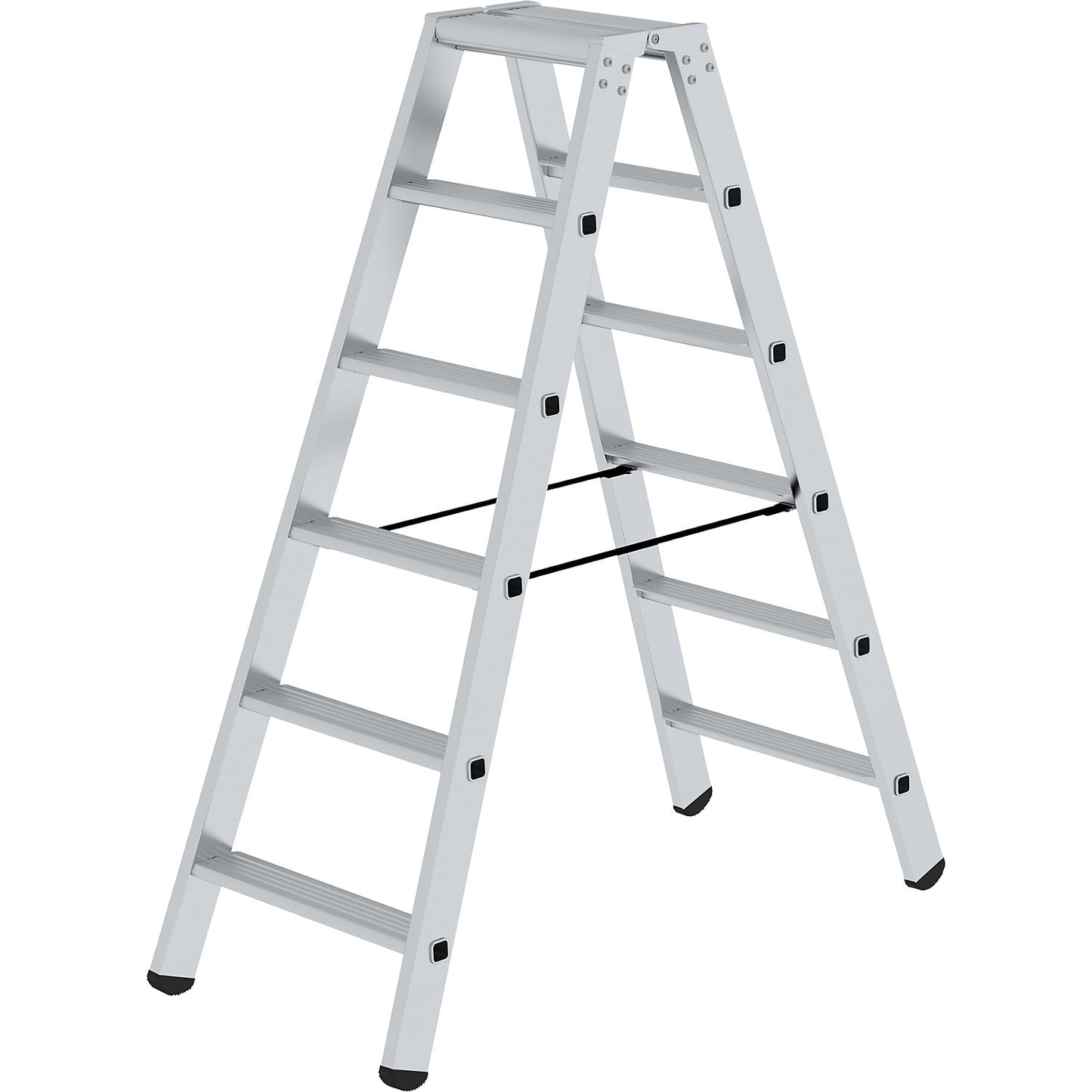 Step ladder, double sided, standard model, 2 x 6 steps.
