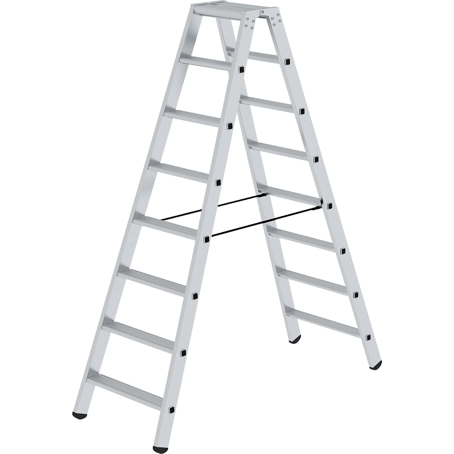 Step ladder, double sided, standard model, 2 x 8 steps.