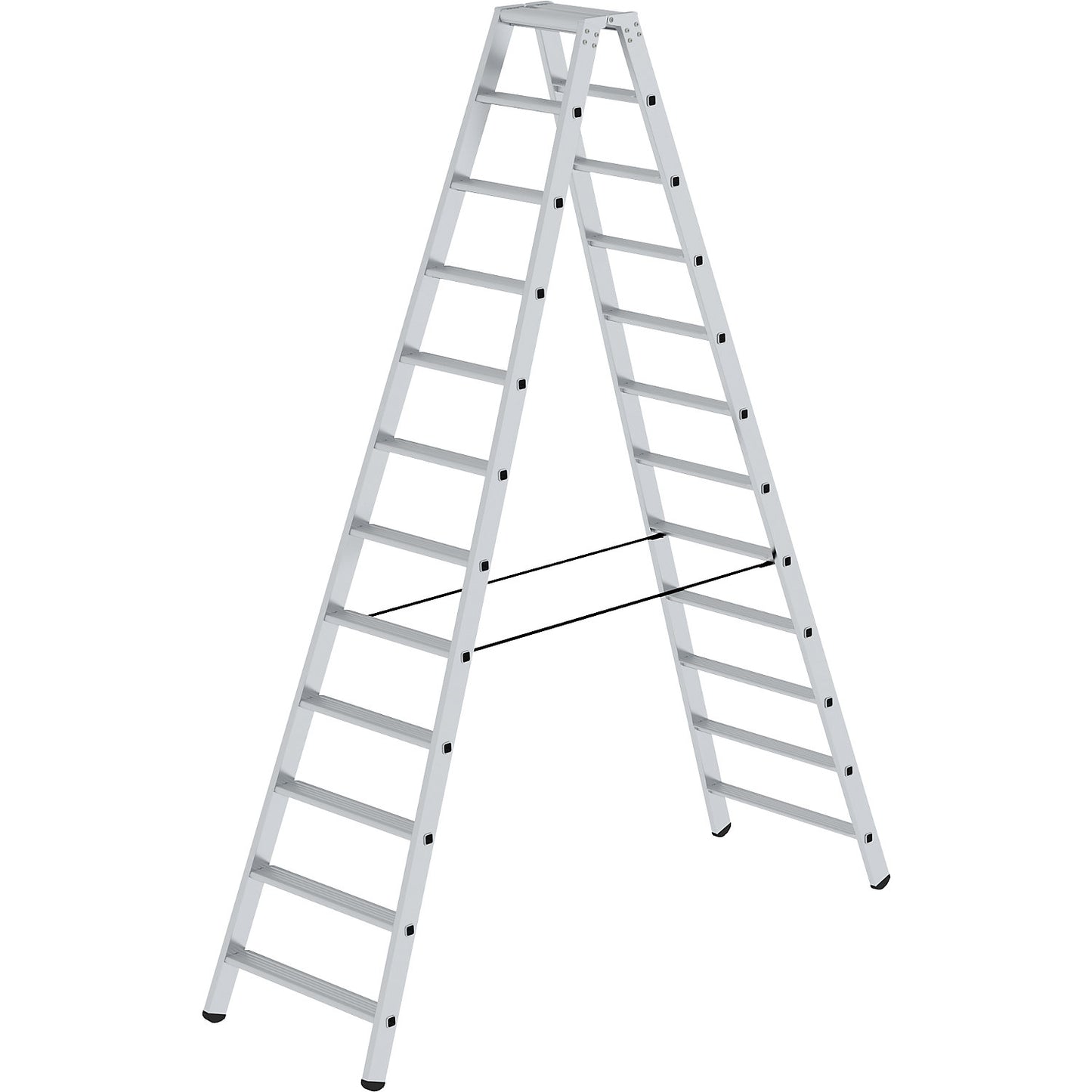 Step ladder, double sided, standard model, 2 x 12 steps.