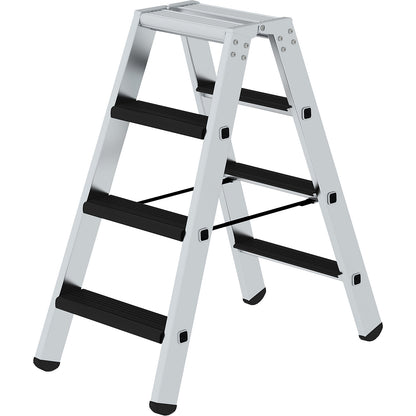 Step ladder, double sided, cushioned model, 2 x 4 steps.
