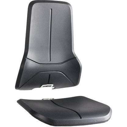 Upholstery set for NEON industrial swivel chair, 1 seat and 1 back element each, skintec - robust and easy to clean.