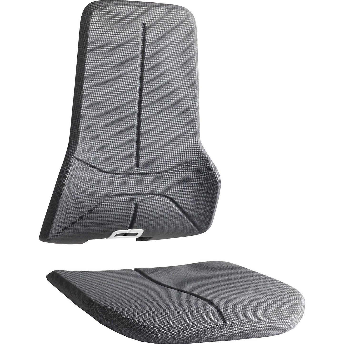 Upholstery set for NEON industrial swivel chair, 1 seat and 1 back element each, Supertec - extremely hardwearing, resistant, easy to clean.