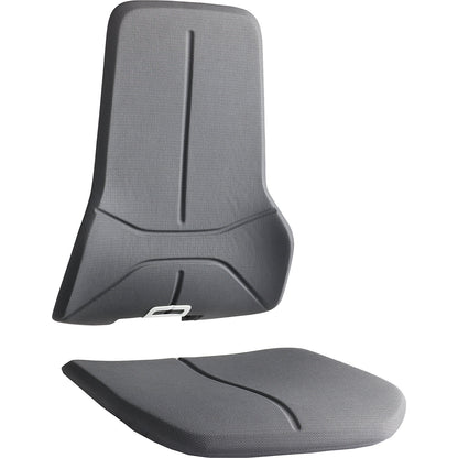 Upholstery set for NEON industrial swivel chair, 1 seat and 1 back element each, Supertec - extremely hardwearing, resistant, easy to clean.