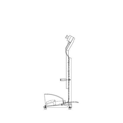 Compact lift table, static, max. load 1000 kg, platform LxW 1200 x 800 mm, effective lift 820 mm.