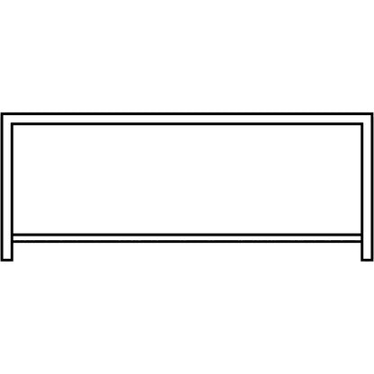 Base frame with shelf, A0 format, black grey.