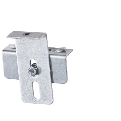 Wall fastener, zinc plated, pack of 2, bolts and plugs not included.