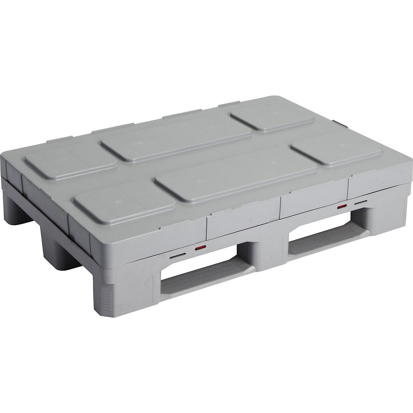 Pallet box, folding, made of PP, capacity 675 l, 1+ items.