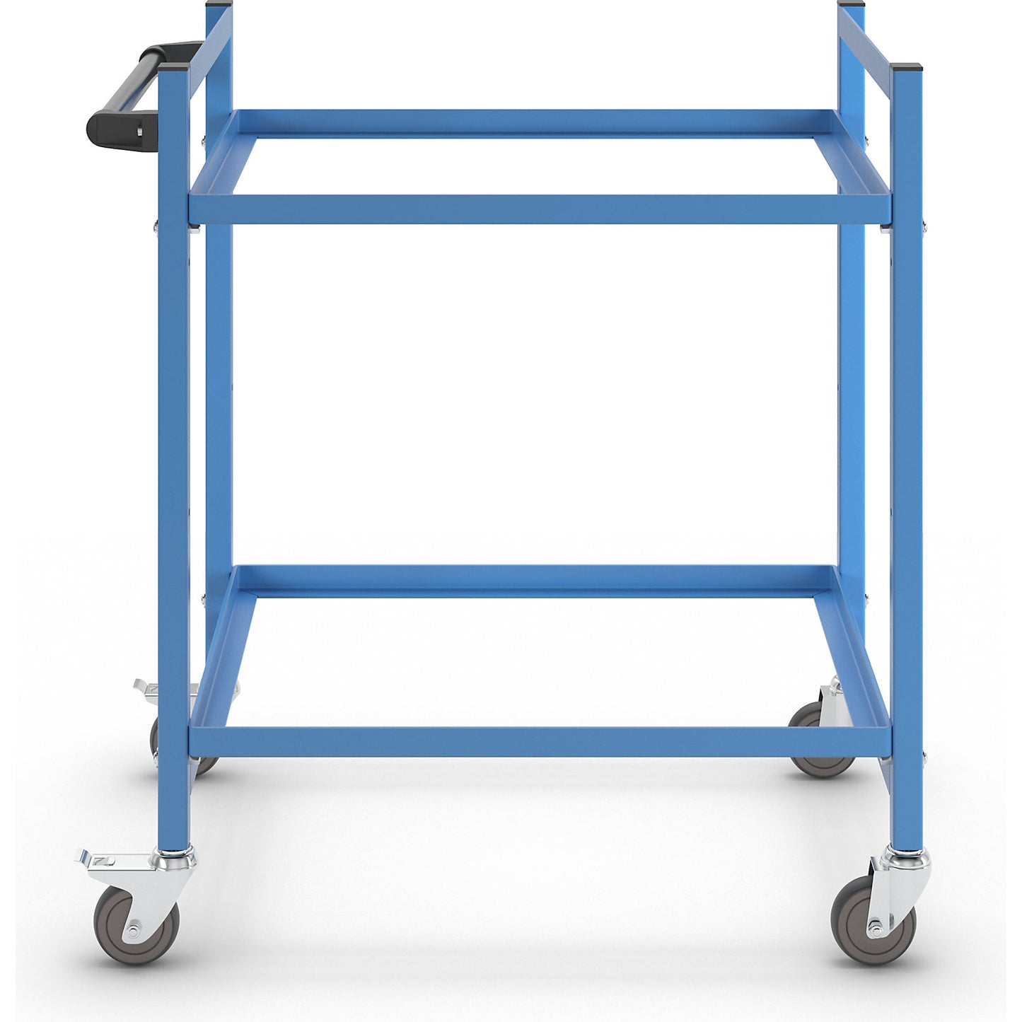 Order picking trolley, LxWxH 970 x 610 x 1045 mm, 2 shelves.