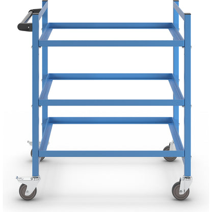 Order picking trolley, LxWxH 970 x 610 x 1045 mm, 3 shelves.