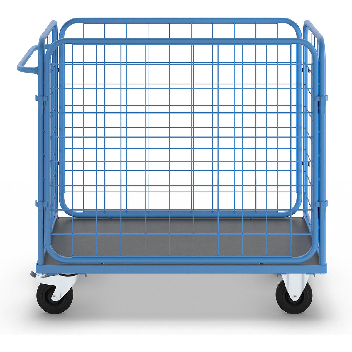 Parcel trolley, HxWxD 1200 x 1330 x 650 mm, max. load 350 kg.