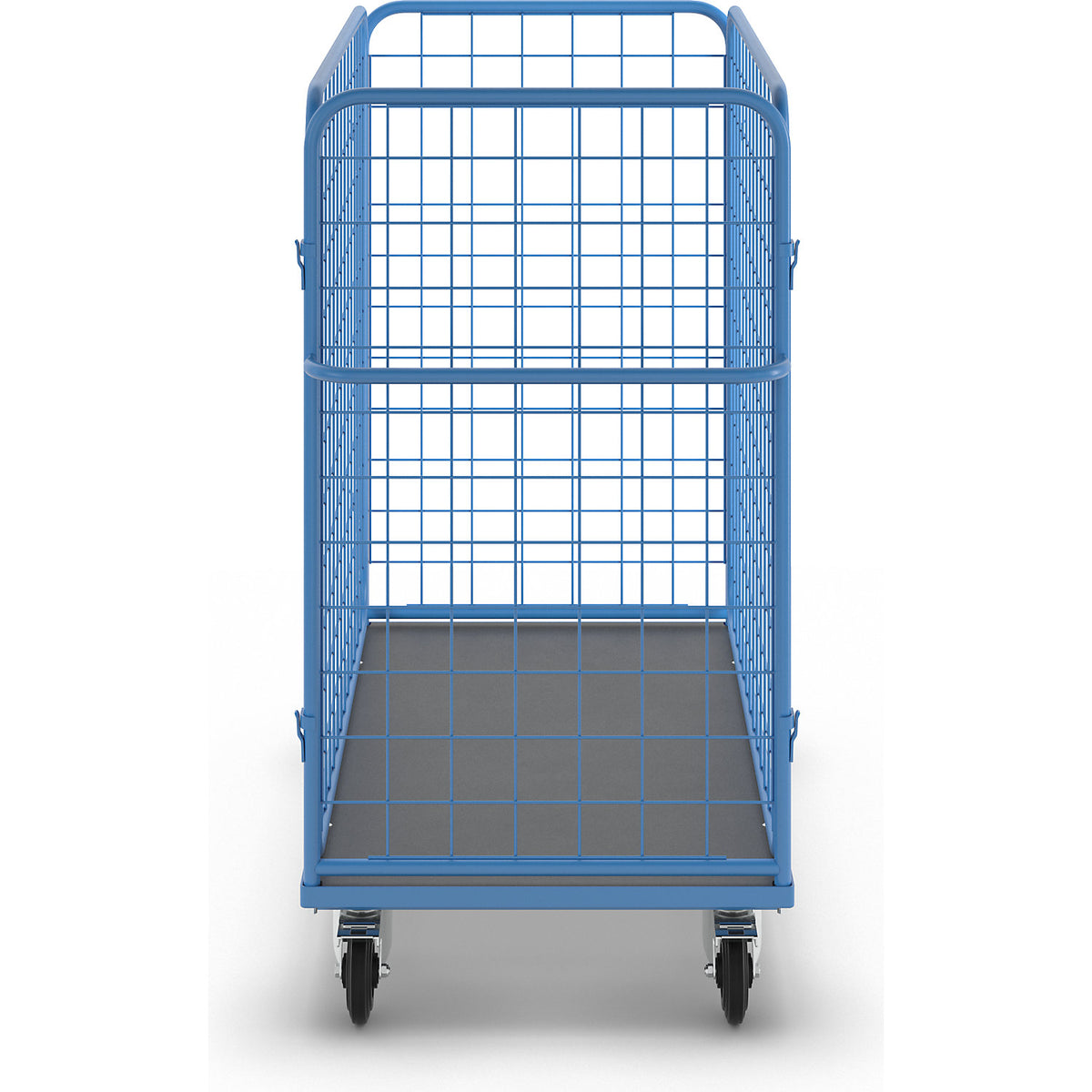 Parcel trolley, HxWxD 1500 x 1550 x 800 mm, max. load 350 kg.