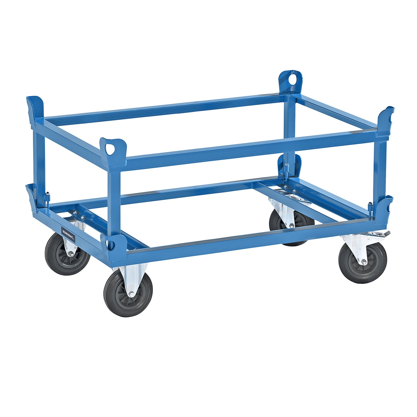 Raised frame, for Euro pallet dollies, light blue.