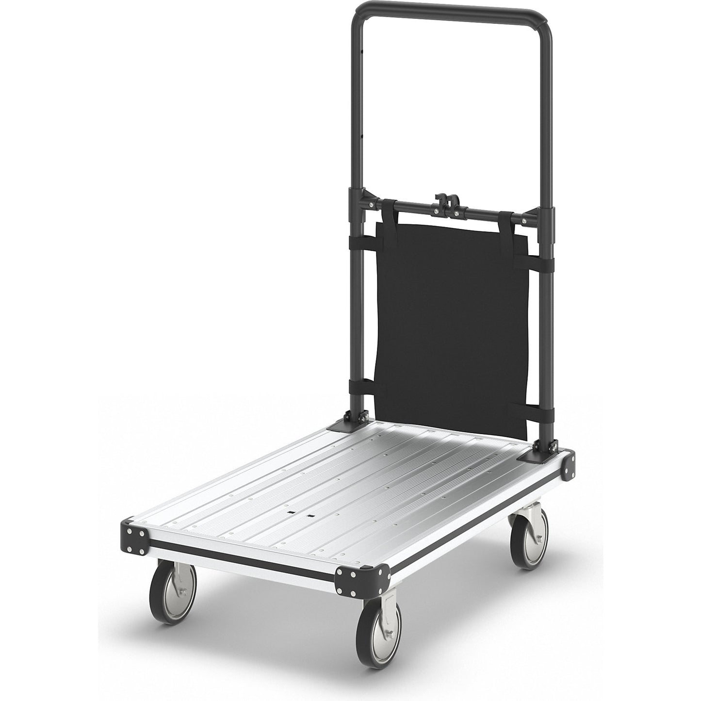 SLIMLINE aluminium platform truck, folds together completely, max. load 200 kg.