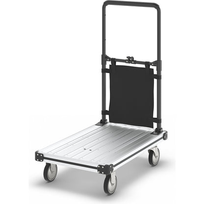 SLIMLINE aluminium platform truck, folds together completely, max. load 200 kg.
