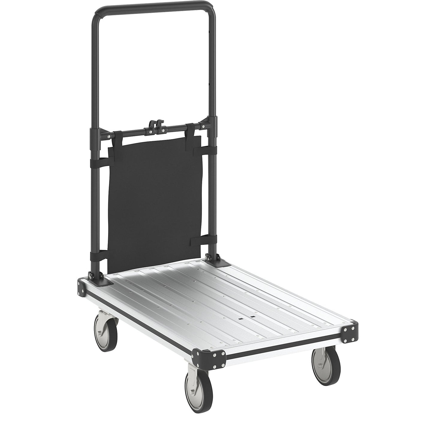 SLIMLINE aluminium platform truck, folds together completely, max. load 200 kg.