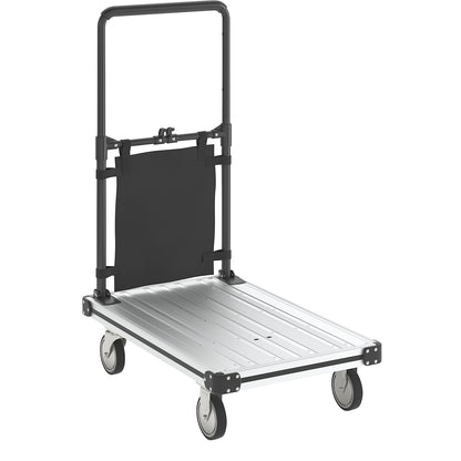 SLIMLINE aluminium platform truck, folds together completely, max. load 200 kg.