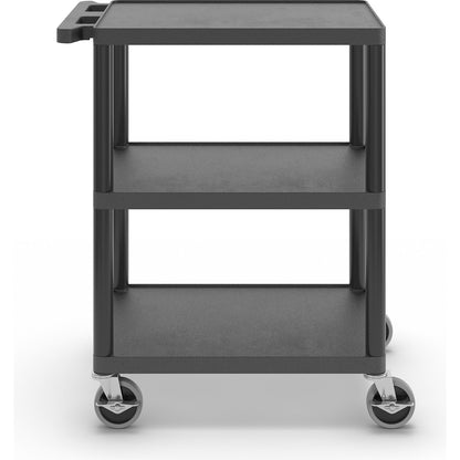 MULTI universal truck, LxWxH 610 x 460 x 840 mm, 3 shelves, black.