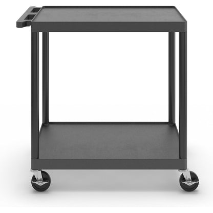 MULTI universal truck, LxWxH 890 x 610 x 880 mm, 2 shelves, black.