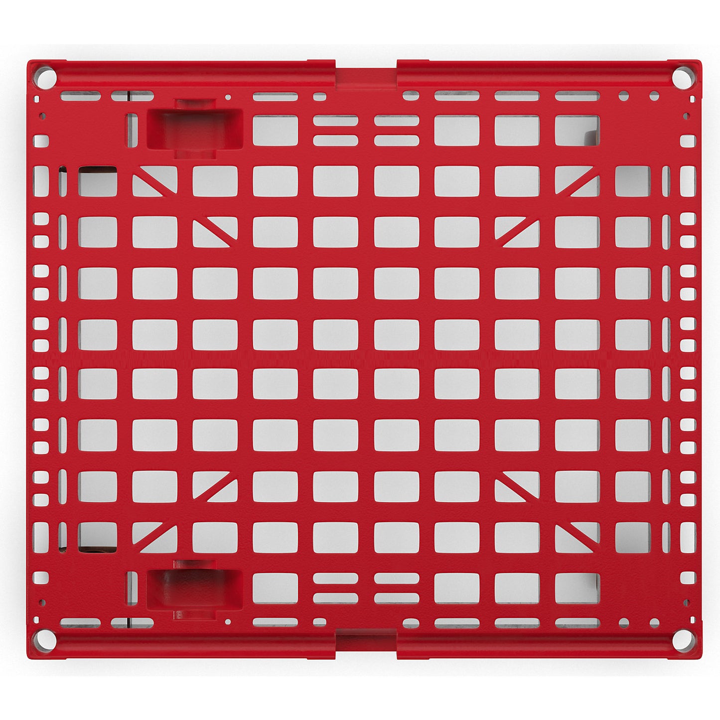 Transport dolly XL, max. load 500 kg, LxWxH 810 x 720 x 195 mm, flame red.