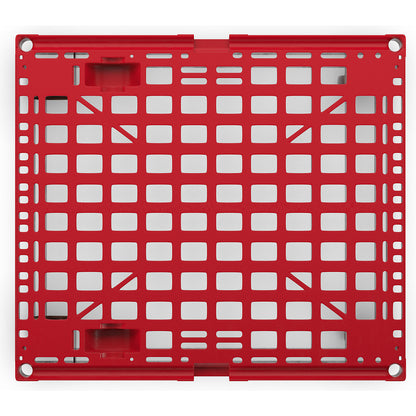 Transport dolly XL, max. load 500 kg, LxWxH 810 x 720 x 195 mm, flame red.