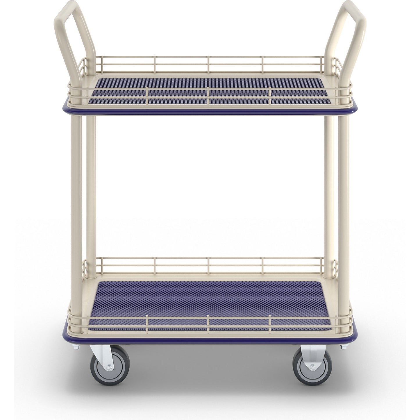 Industrial table trolley, with two shelves, max. load 200 kg.