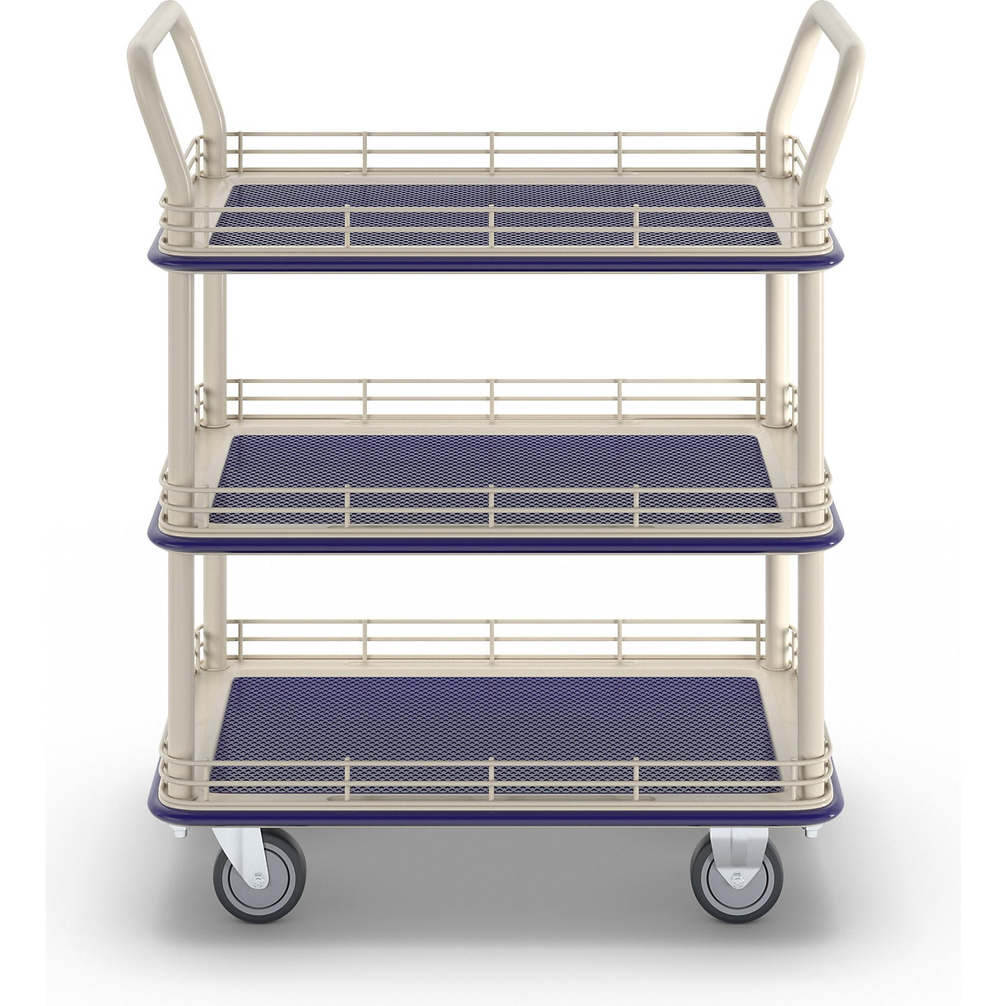 Industrial table trolley, with three shelves, max. load 200 kg.