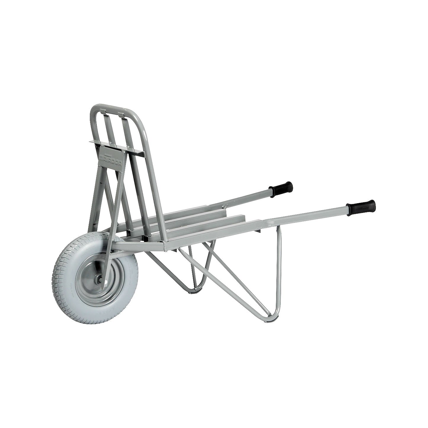 Brick and tile wheelbarrow, for 60 tiles, powder coated grey.