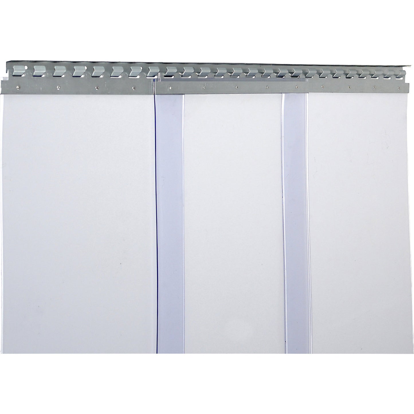 Strip curtain, price/m², width x thickness 400 x 4 mm, overlap 1 hook = 72 mm.