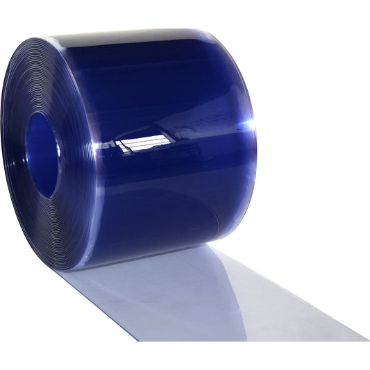 Strip curtain, 50 m roll, width x thickness 400 x 4 mm.