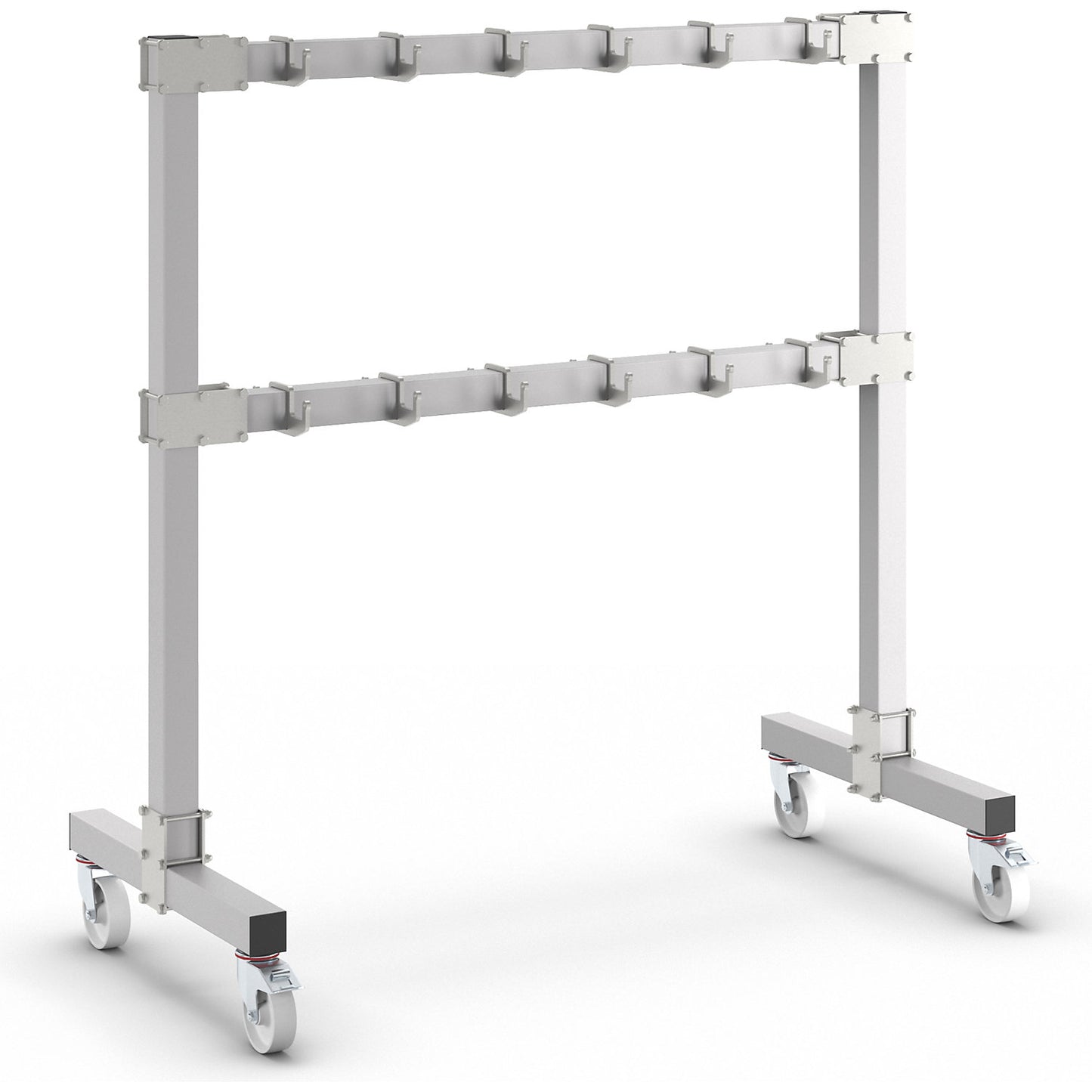 Lifting sling rack, mobile, height 1965 mm.