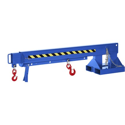 Telescopic loader, telescopic, max. load 650 - 3000 kg, painted blue.