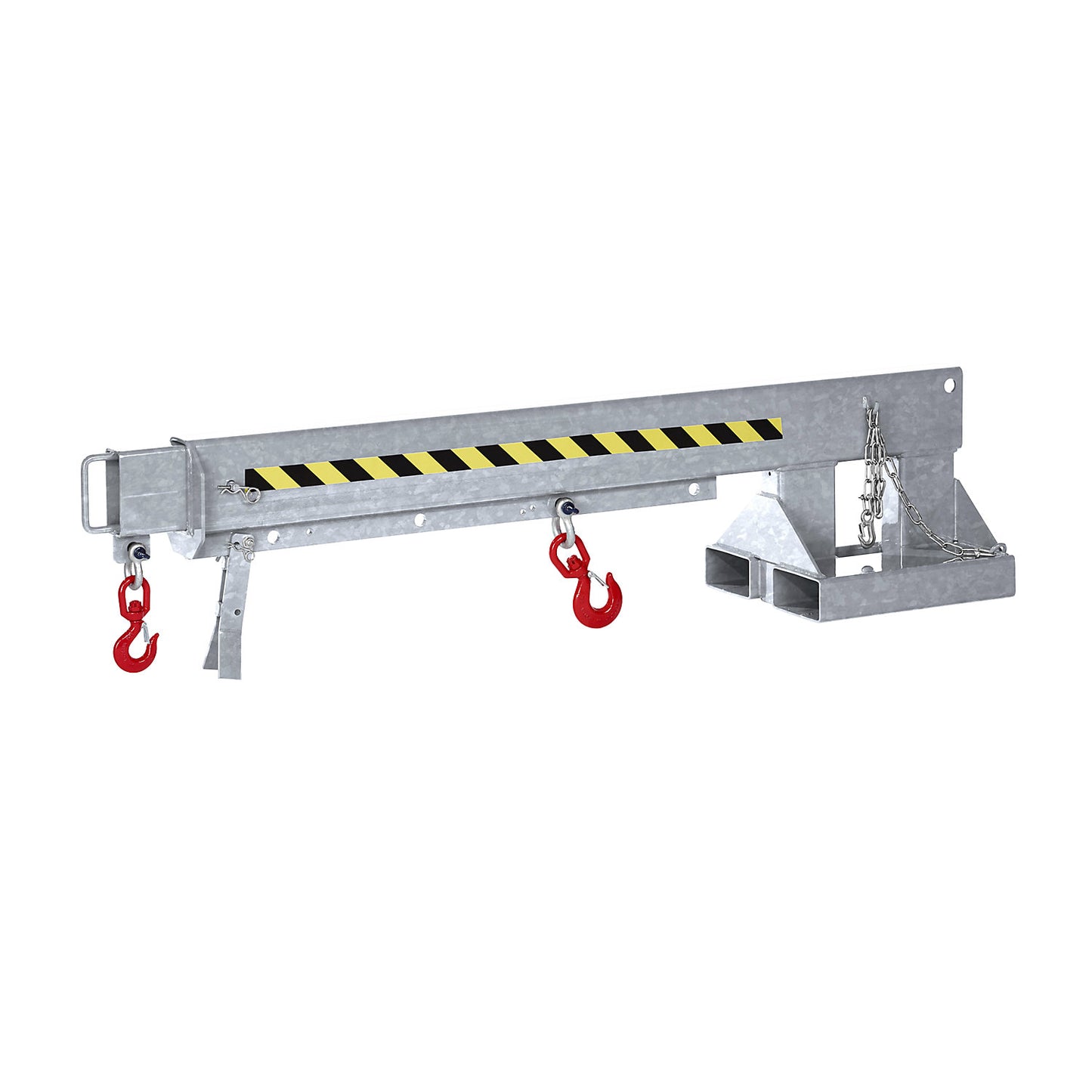 Telescopic loader, telescopic, max. load 650 - 3000 kg, zinc plated.