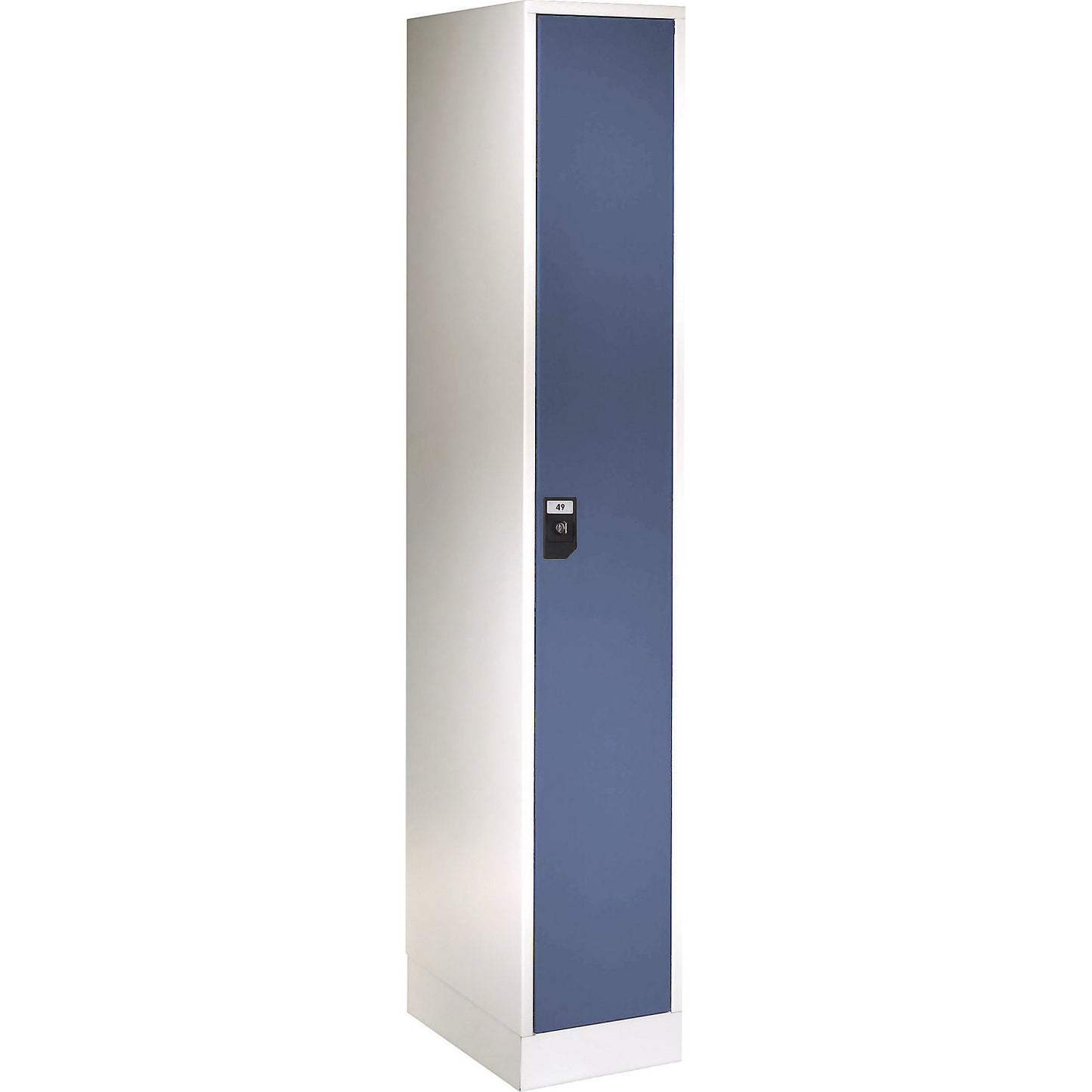 Stuttgart locker, 1 compartment, W 300 mm, light grey / pigeon blue.