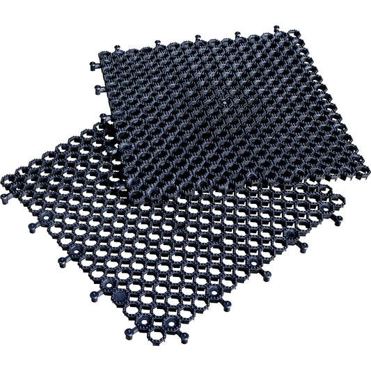 YOGA GRIP ULTRA plug-in system, LxW 500 x 500 mm, pack of 4, black.