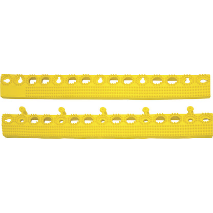Edge strip for YOGA GRIP ULTRA, male version, pack of 4, yellow.