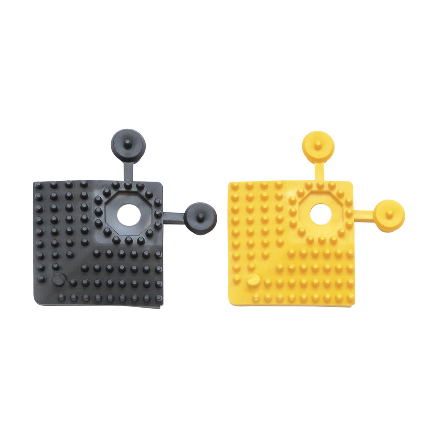 Corner element, LxW 60 x 60 mm, pack of 4, yellow.