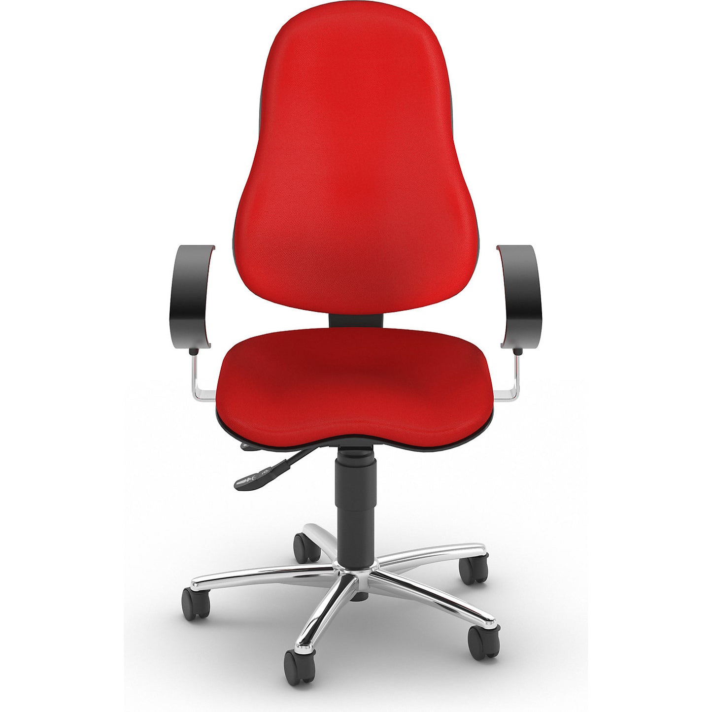 SITNESS 10 office swivel chair, with adjustable armrests, red.
