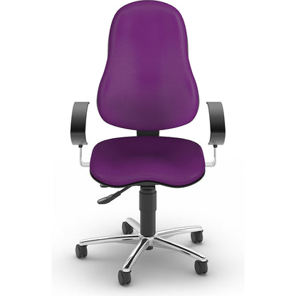 SITNESS 10 office swivel chair, with adjustable armrests, purple.