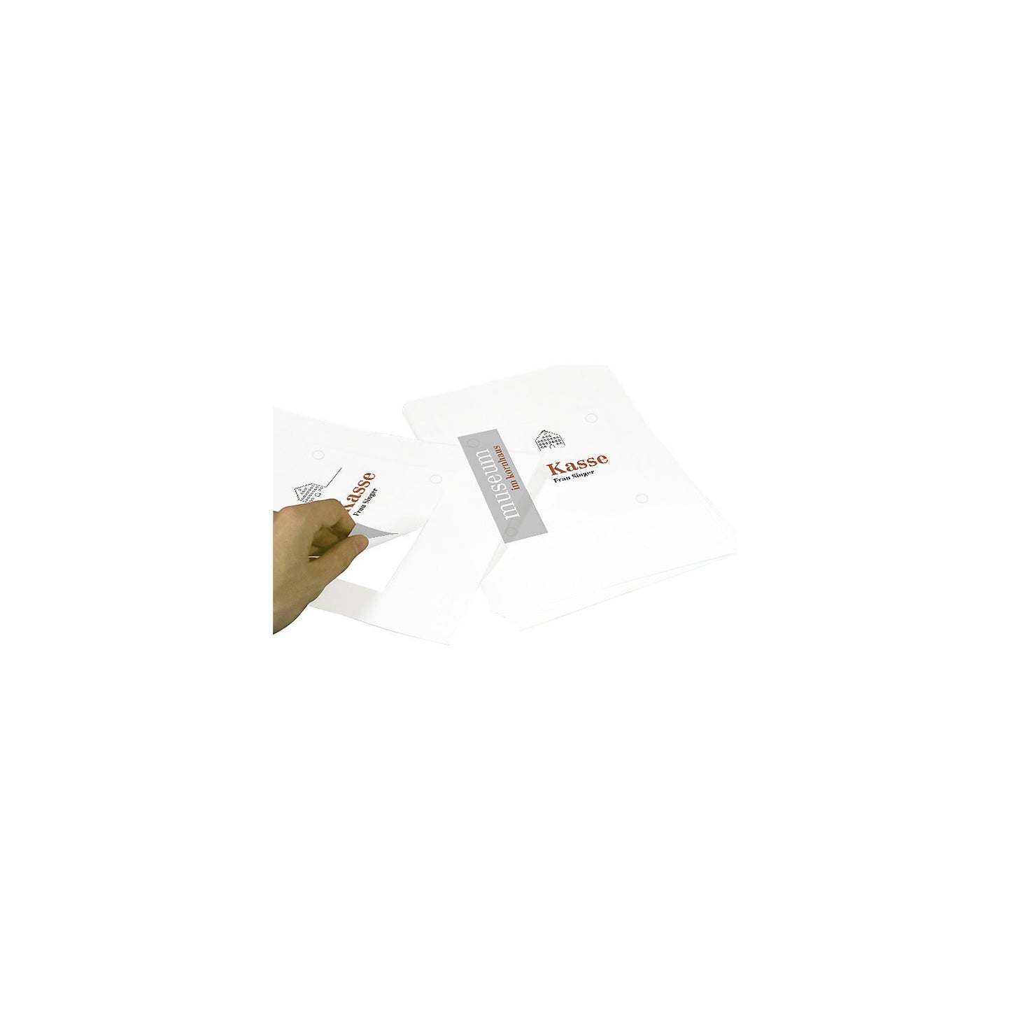 Transparent film, pack of 10 sheets, for size 100 x 160 mm.