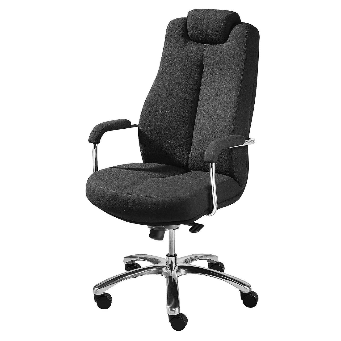SONATA operator swivel chair, with head rest, adjustable head rest, fabric.