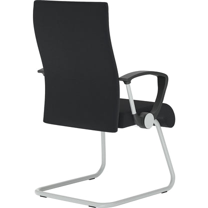 Visitors' chair, black, fabric.