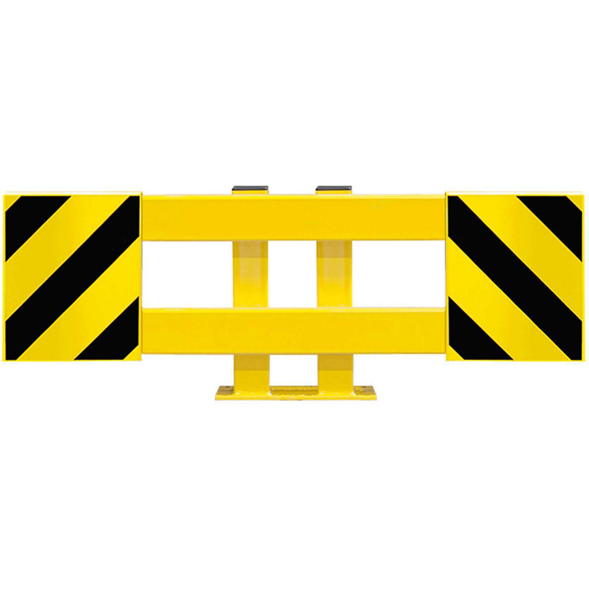 Rack protection guard rail set, for single sided shelving, variable width 900 - 1300 mm, outdoor.