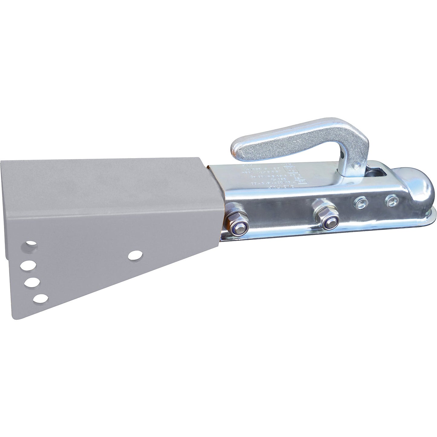 Ball head coupling, to hitch to a passenger car, for large scatter truck.
