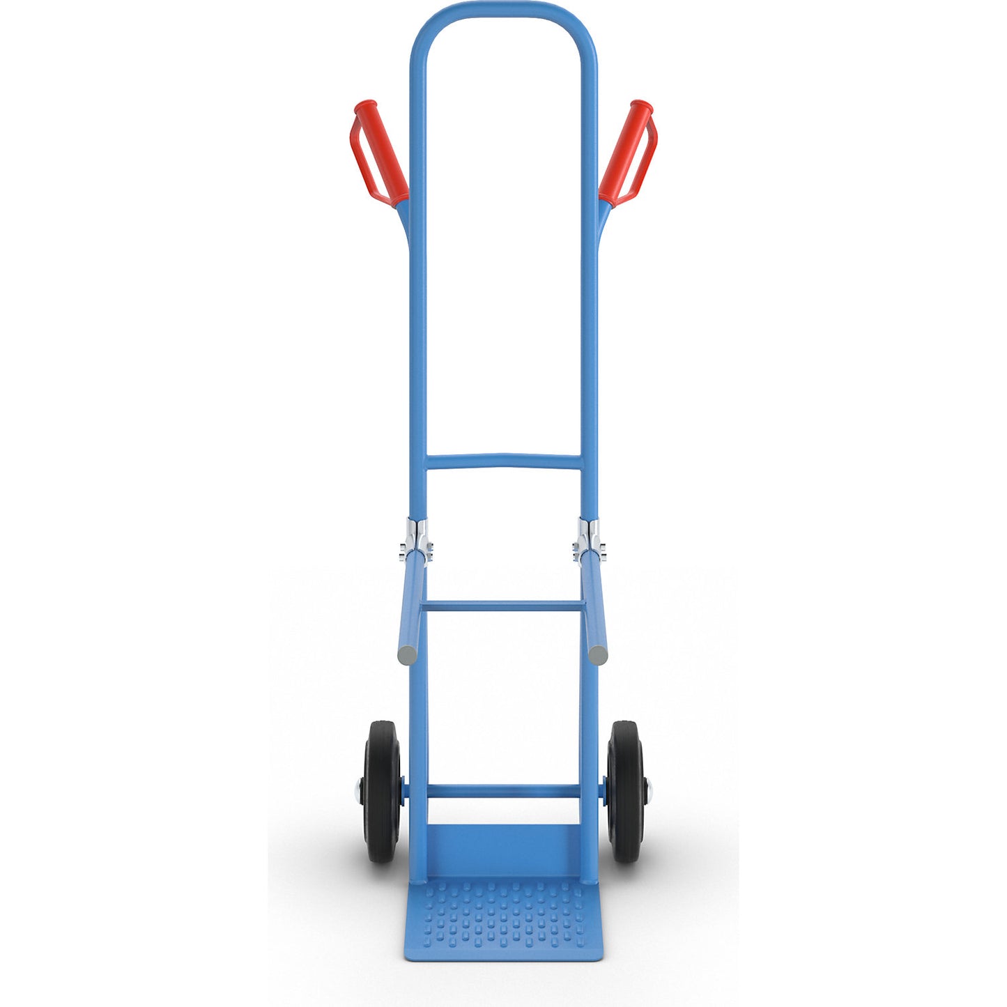 Premium sack truck made of steel, model: chair truck, solid rubber tyres.