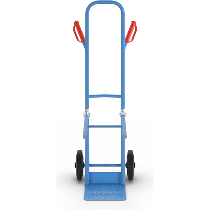 Premium sack truck made of steel, model: chair truck, solid rubber tyres.